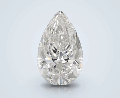 10.02ct G IF Rare Carat Ideal Cut Pear Diamond