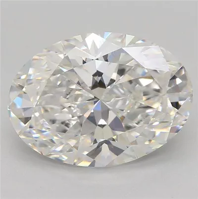 2.07ct E VVS2 Rare Carat Ideal Cut Oval Lab Grown Diamond
