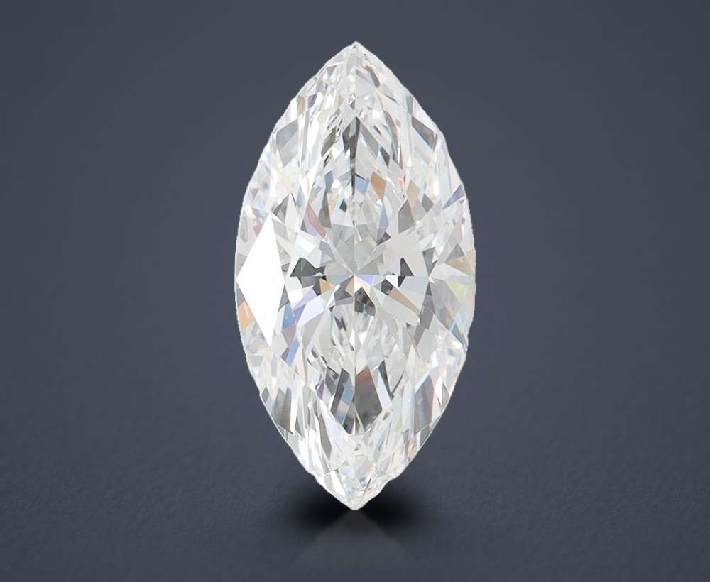 2.06ct D VVS1 Rare Carat Ideal Cut Marquise Lab Grown Diamond