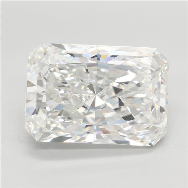6.09ct F VVS2 Rare Carat Ideal Cut Radiant Lab Grown Diamond