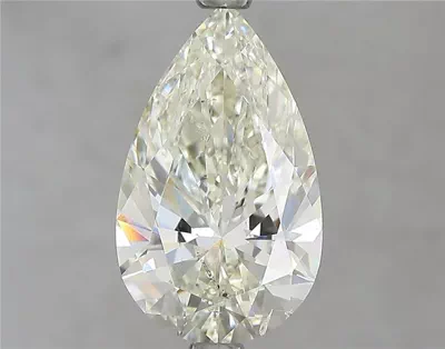 3.01ct J SI2 Rare Carat Ideal Cut Pear Diamond
