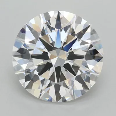 2.54ct D VVS1 Rare Carat Ideal Cut Round Lab Grown Diamond