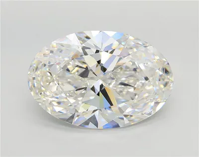 11.04ct F VS1 Rare Carat Ideal Cut Oval Lab Grown Diamond