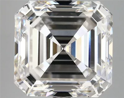 10.22ct F VS1 Excellent Cut Asscher Lab Grown Diamond