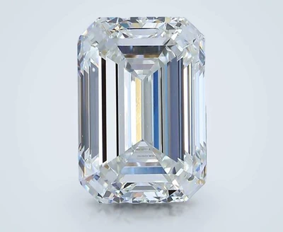 6.01ct H VS2 Rare Carat Ideal Cut Emerald Diamond