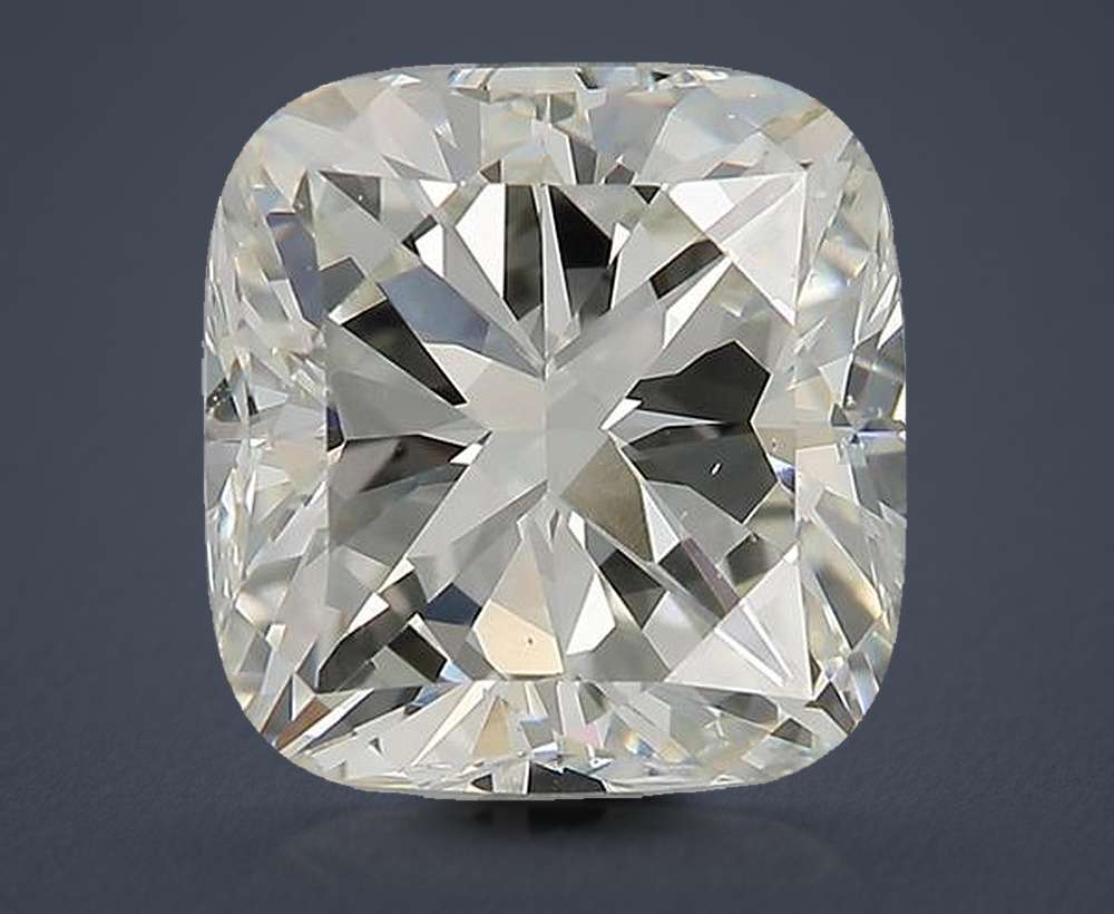 3.06ct J VS1 Very Good Cut Cushion Diamond