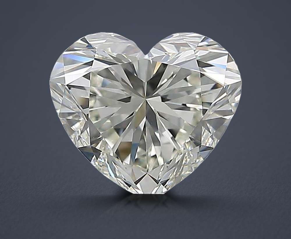 2.02ct K VS1 Rare Carat Ideal Cut Heart Diamond