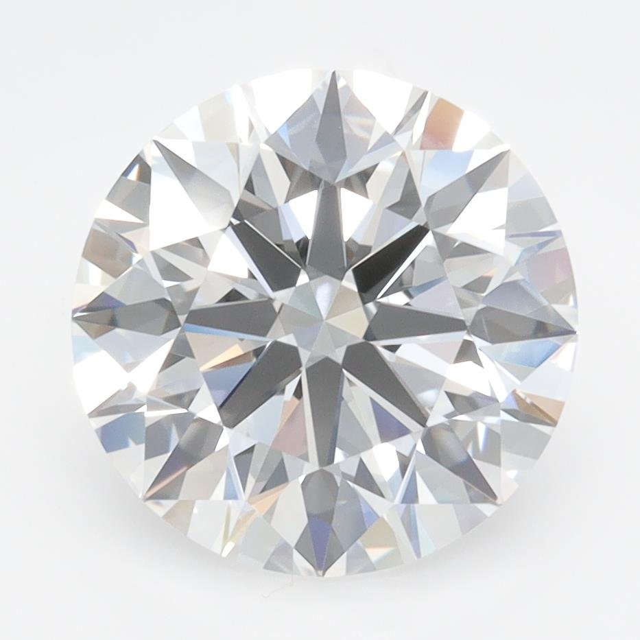 4.02ct D FL Rare Carat Ideal Cut Round Lab Grown Diamond