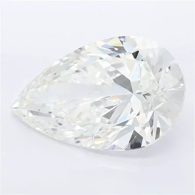 15.01ct F VVS2 Rare Carat Ideal Cut Pear Lab Grown Diamond