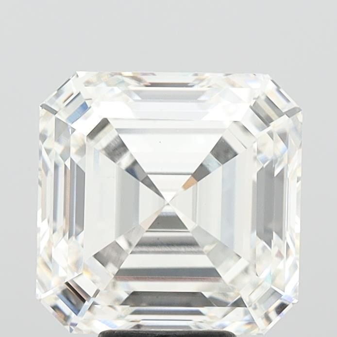 8.55ct F VS1 Rare Carat Ideal Cut Asscher Lab Grown Diamond