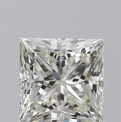 2.51ct K SI1 Rare Carat Ideal Cut Princess Diamond
