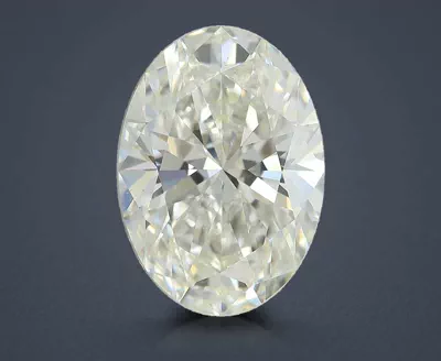 3.76ct H VS1 Rare Carat Ideal Cut Oval Lab Grown Diamond