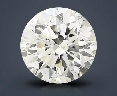 3.01ct K SI2 Excellent Cut Round Diamond