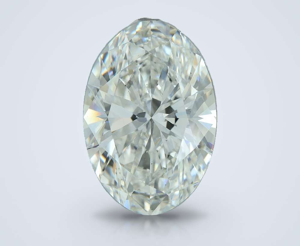 11.05ct F VS2 Rare Carat Ideal Cut Oval Lab Grown Diamond