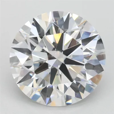 3.90ct D FL Rare Carat Ideal Cut Round Lab Grown Diamond