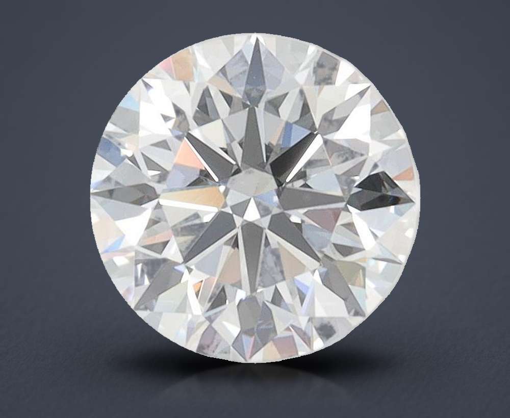 1.24ct E VVS2 Rare Carat Ideal Cut Round Lab Grown Diamond