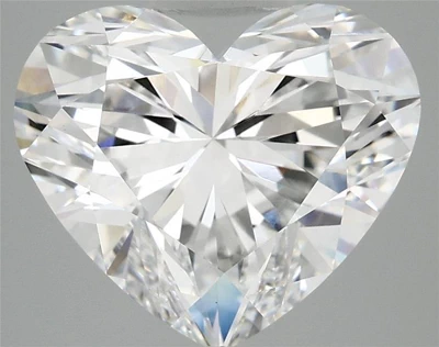 5.16ct E VS1 Rare Carat Ideal Cut Heart Lab Grown Diamond