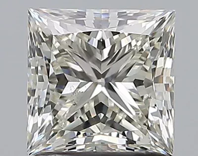 1.50ct K SI1 Rare Carat Ideal Cut Princess Diamond