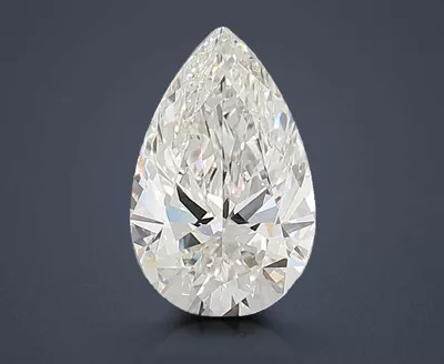 7.04ct G VVS2 Rare Carat Ideal Cut Pear Lab Grown Diamond