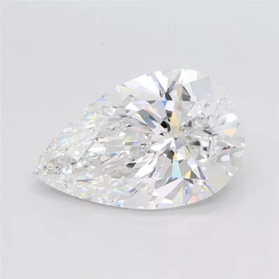 1.57ct E VS1 Rare Carat Ideal Cut Pear Lab Grown Diamond