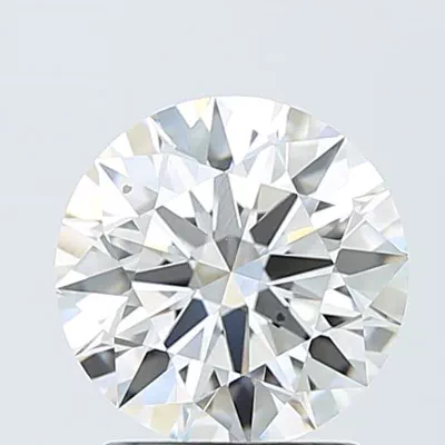 2.02ct F SI1 Rare Carat Ideal Cut Round Lab Grown Diamond