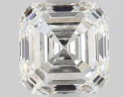 0.91ct G VVS1 Rare Carat Ideal Cut Asscher Diamond