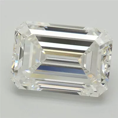 6.27ct F VS1 Very Good Cut Emerald Lab Grown Diamond