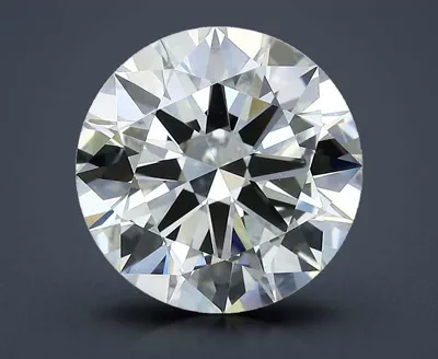 3.73ct K VS1 Rare Carat Ideal Cut Round Diamond