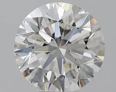 6.01ct H SI2 Excellent Cut Round Diamond