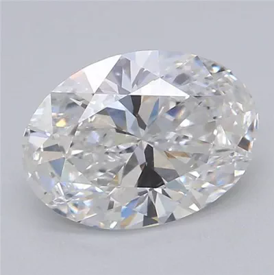 1.05ct D VVS2 Rare Carat Ideal Cut Oval Lab Grown Diamond