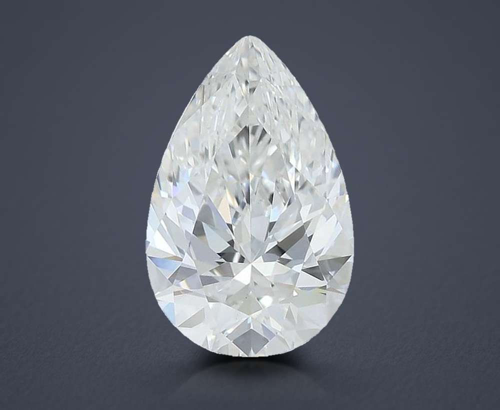 1.90ct G VS1 Rare Carat Ideal Cut Pear Lab Grown Diamond