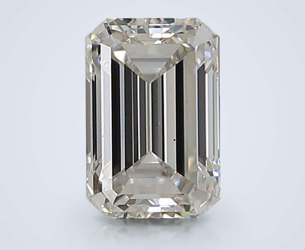 1.50ct F VS2 Very Good Cut Emerald Lab Grown Diamond