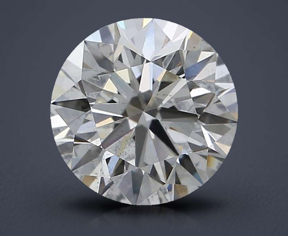 1.58ct H SI1 Rare Carat Ideal Cut Round Lab Grown Diamond