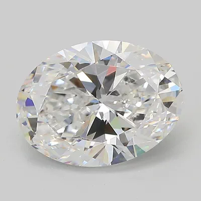 2.50ct D VS1 Rare Carat Ideal Cut Oval Lab Grown Diamond