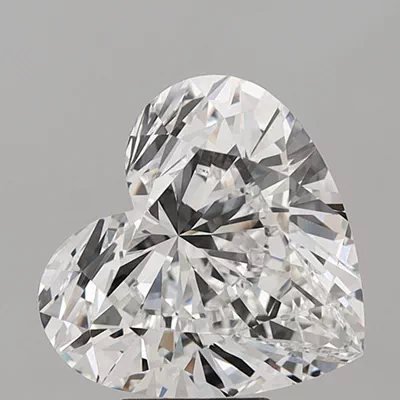 7.04ct E VS1 Rare Carat Ideal Cut Heart Lab Grown Diamond
