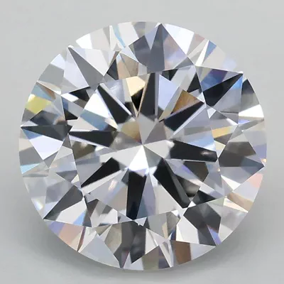 3.01ct D VS1 Excellent Cut Round Lab Grown Diamond