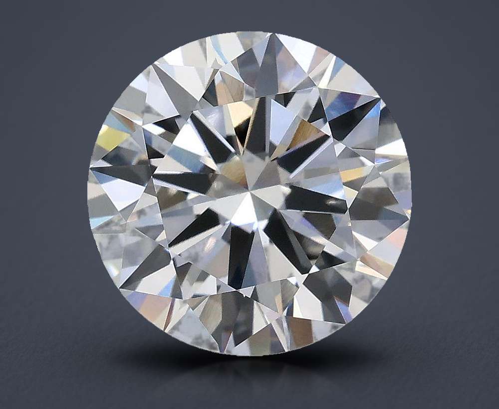 3.01ct D VS1 Excellent Cut Round Lab Grown Diamond