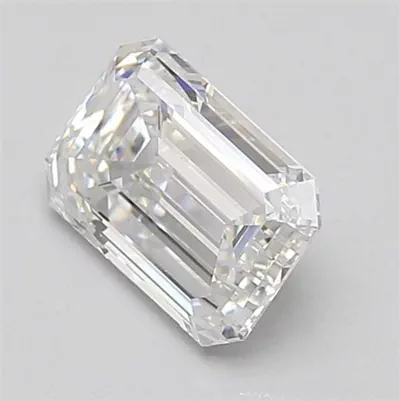 2.10ct E VS1 Excellent Cut Emerald Lab Grown Diamond