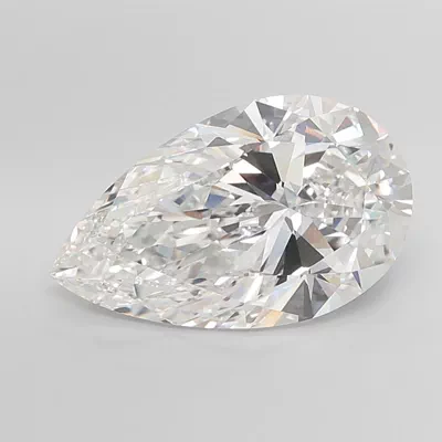 11.04ct F VVS2 Rare Carat Ideal Cut Pear Lab Grown Diamond