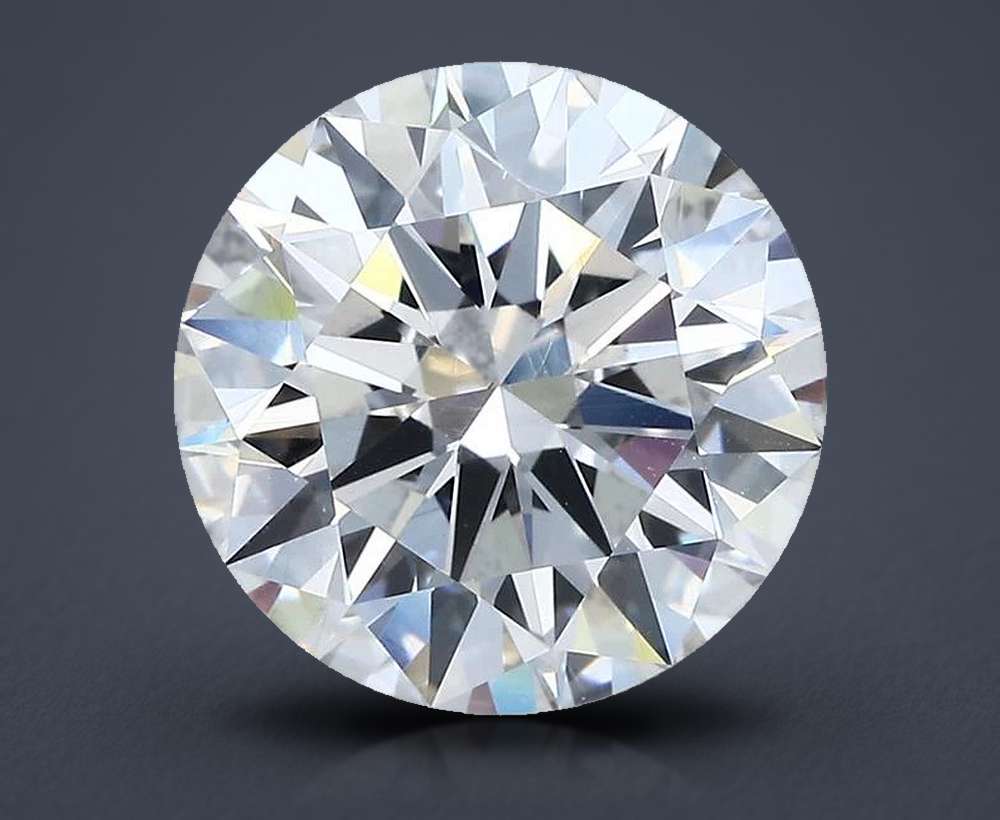5.17ct D VS2 Rare Carat Ideal Cut Round Diamond