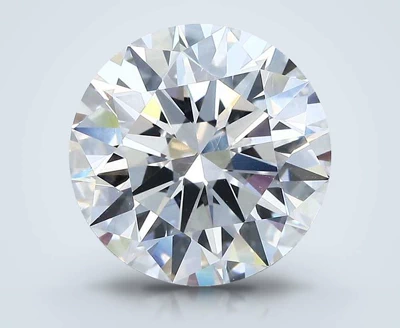 5.17ct D VS2 Rare Carat Ideal Cut Round Diamond