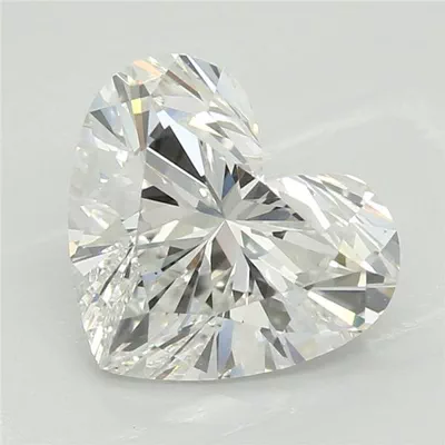 1.57ct G VS2 Rare Carat Ideal Cut Heart Lab Grown Diamond