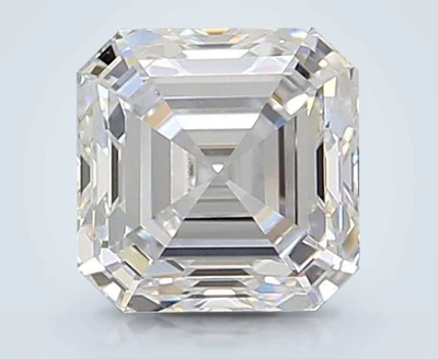 2.09ct D VVS1 Rare Carat Ideal Cut Asscher Lab Grown Diamond