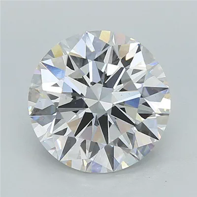 2.55ct E VS2 Rare Carat Ideal Cut Round Lab Grown Diamond