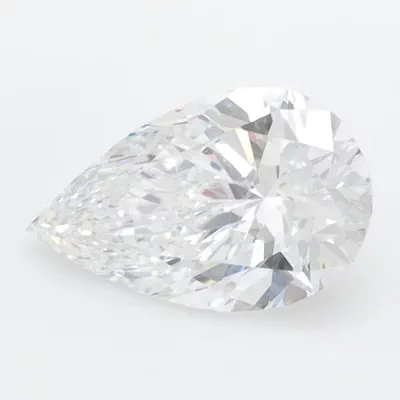 1.27ct D VVS1 Rare Carat Ideal Cut Pear Lab Grown Diamond