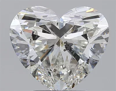 2.60ct I SI2 Rare Carat Ideal Cut Heart Diamond