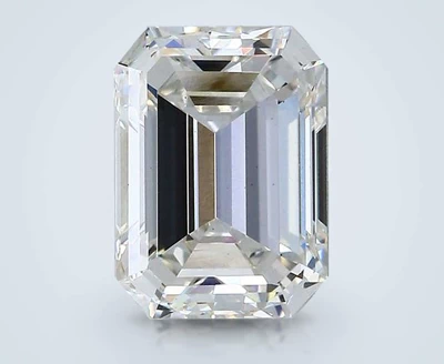 3.02ct I VS1 Rare Carat Ideal Cut Emerald Lab Grown Diamond