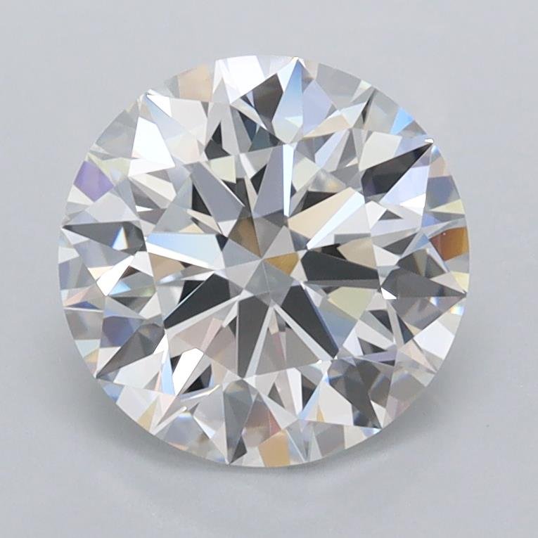 2.01ct D FL Rare Carat Ideal Cut Round Lab Grown Diamond