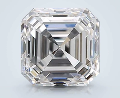 1.01ct F VVS1 Rare Carat Ideal Cut Asscher Diamond