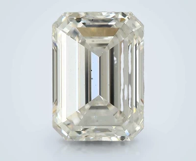 2.06ct F VS2 Rare Carat Ideal Cut Emerald Lab Grown Diamond